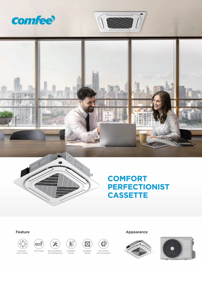 Comfee Cassette Type Inverter 1.5 Ton